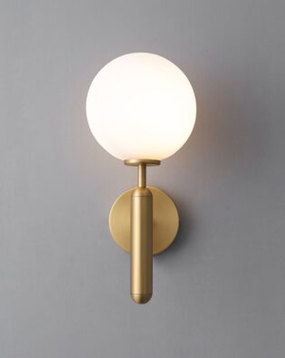 Decorative Led Wall Lights Fixtures Nordic Glass Ball Wandlamp Up Down Bathroom Mirror light Gold Black