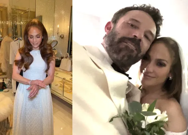 They did it!! Jennifer Lopez and Ben Affleck tie the knot with an intimate ceremony in Vegas.