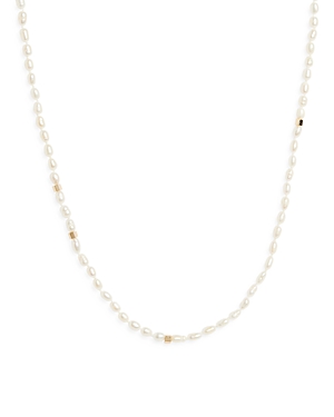 Allsaints Cultured Freshwater Pearl Collar Necklace, 17