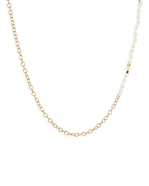 Allsaints Cultured Freshwater Pearl Mixed Necklace, 17