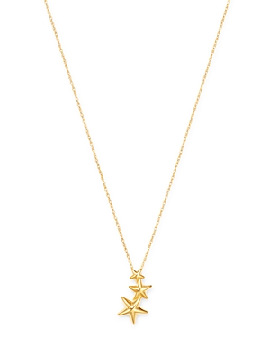 Bloomingdale's Triple Shooting Star Pendant Necklace in 14K Yellow Gold - 100% Exclusive