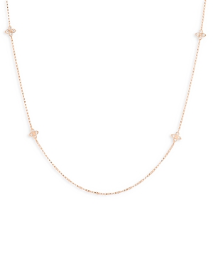 Roberto Coin 18K Rose Gold Verona Love by the Inch Venetian Princess Diamond (0.49 ct. t.w.) Chain Necklace, 36