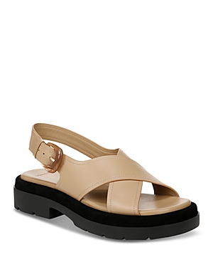 Vince Women's Helena Leather Flat Sandals