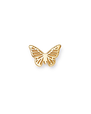 Zoe Chicco 14K Yellow Gold Single Itty Bitty Butterfly Stud Earring