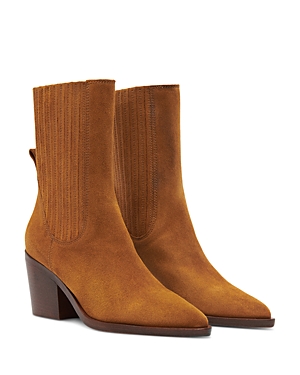 ba & sh Women's Bottines Pull On Pointed Toe Chelsea Boots
